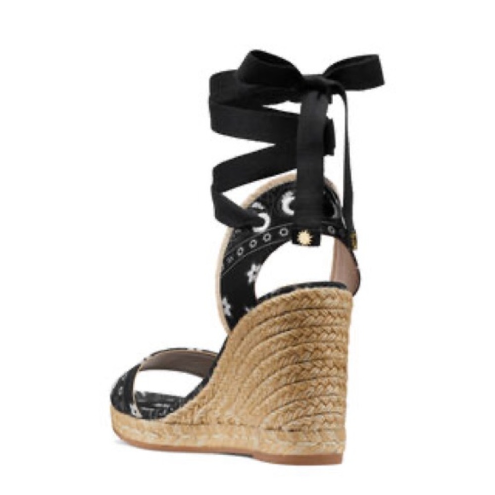 Stuart Weitzman, Authentic Illeana Lace Up Wedges… - image 4